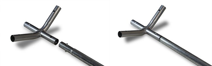 Chicken run clip together frame assembly