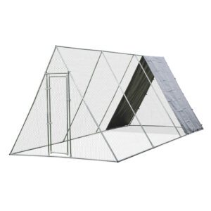 Alphapet® 2.5m X 5m Prism Walk-in Chicken Run Enclosure Coop - Image 5